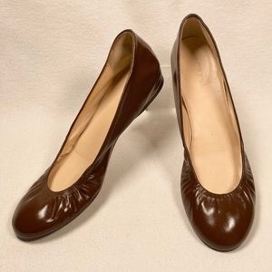 J.Crew Cece Ballet Flat in Chocolate Brown sz. 9.5